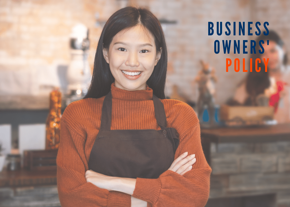 Business owner's policy Coverage that bundles property insurance and general liability insurance under one plan. A BOP is often one of the most cost-effective commercial insurance policies. BEST FOR Customer injury. Damaged business property. Business interruption incidents.